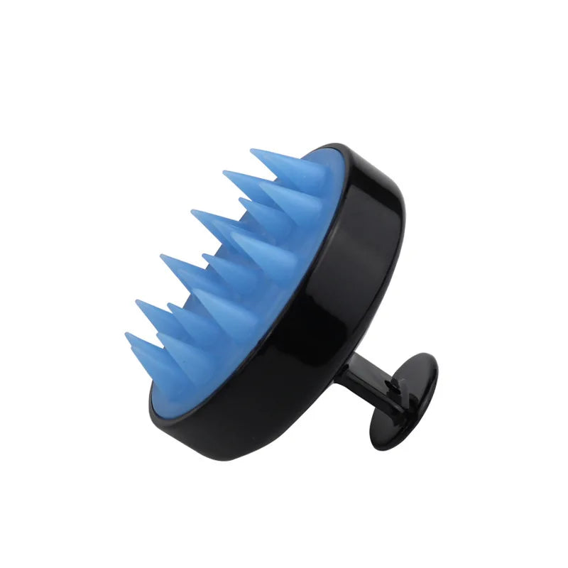 Silicone Shampoo Brush Head Scalp Massage Comb Hair Root