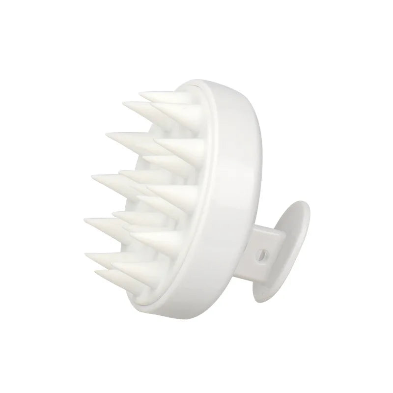Silicone Shampoo Brush Head Scalp Massage Comb Hair Root