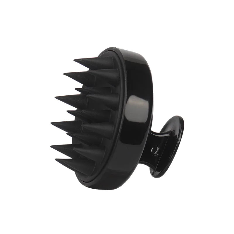 Silicone Shampoo Brush Head Scalp Massage Comb Hair Root