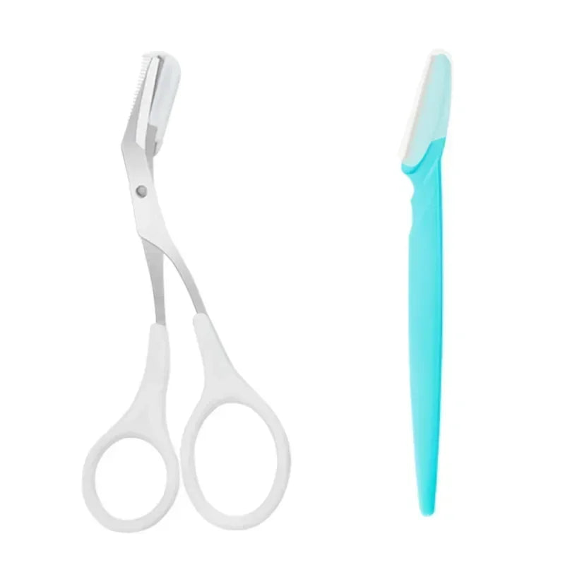 Eyebrow Trimmer Scissor Beauty Products for Women Eyebrow Scissors  with combs