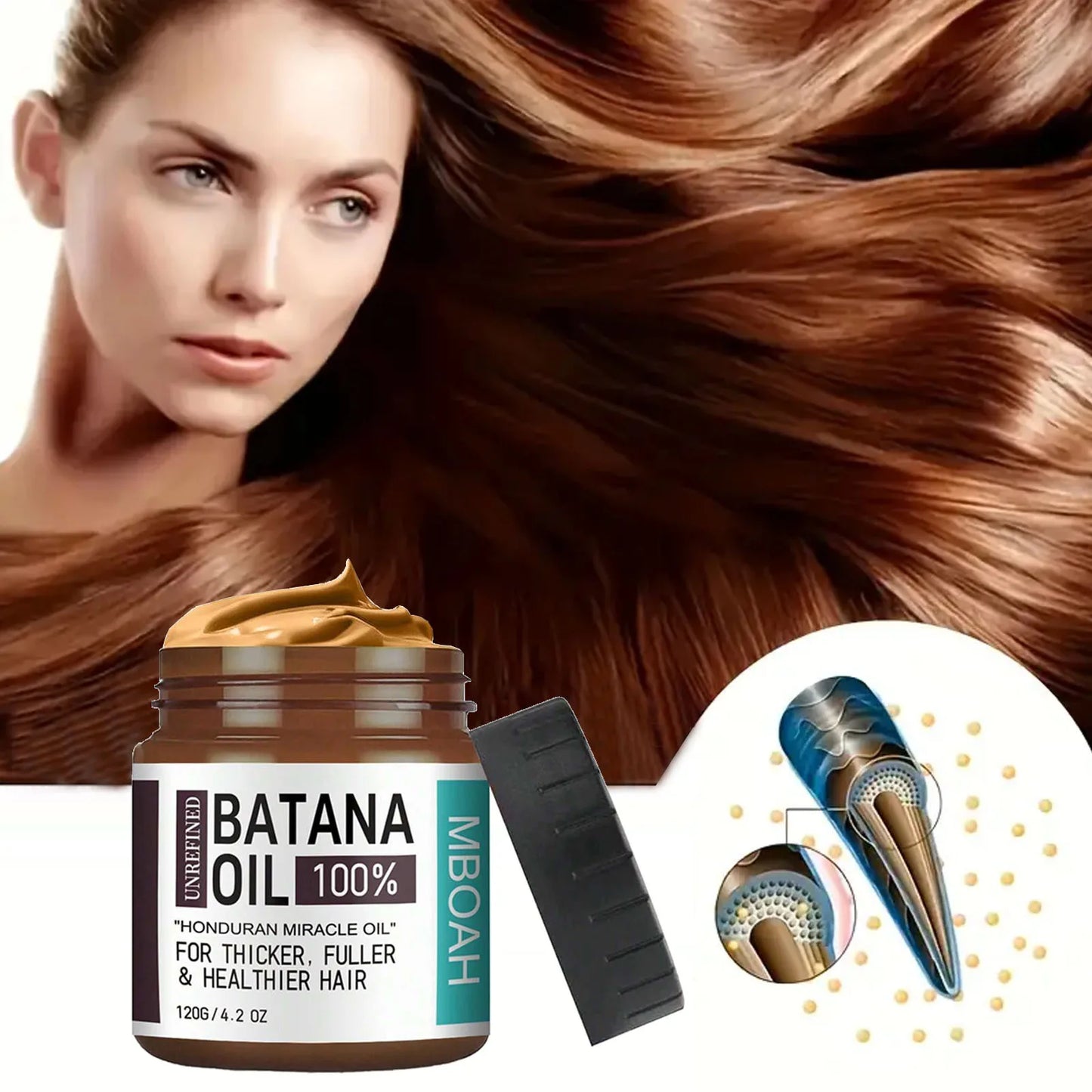 Get Fuller, Thicker, Healthier Hair after using batana oil