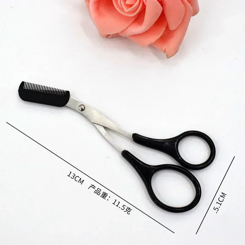 Eyebrow Trimmer Scissor Beauty Products for Women Eyebrow Scissors  with combs